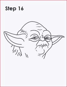 learn how to draw master yoda jedi knight from star wars with this step by step