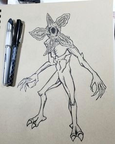 image result for demogorgon drawing stranger things sketches gabi drawings painting