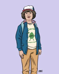 dustin henderson from stranger things by nick lacke stranger things halloween horror fan