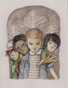 stranger things fanart instagram ilustremanu eleven draw characterdesign