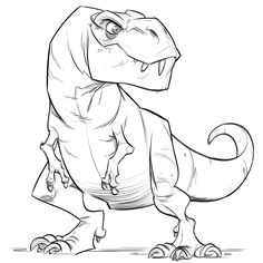 morning t rex warmup paul cohen dinosaur art dinosaur sketch dinosaur