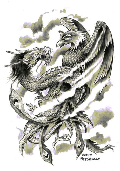 phoenix tattoo sleeve sleeve tattoos dragon tattoo drawing tattoo drawings samurai tattoo