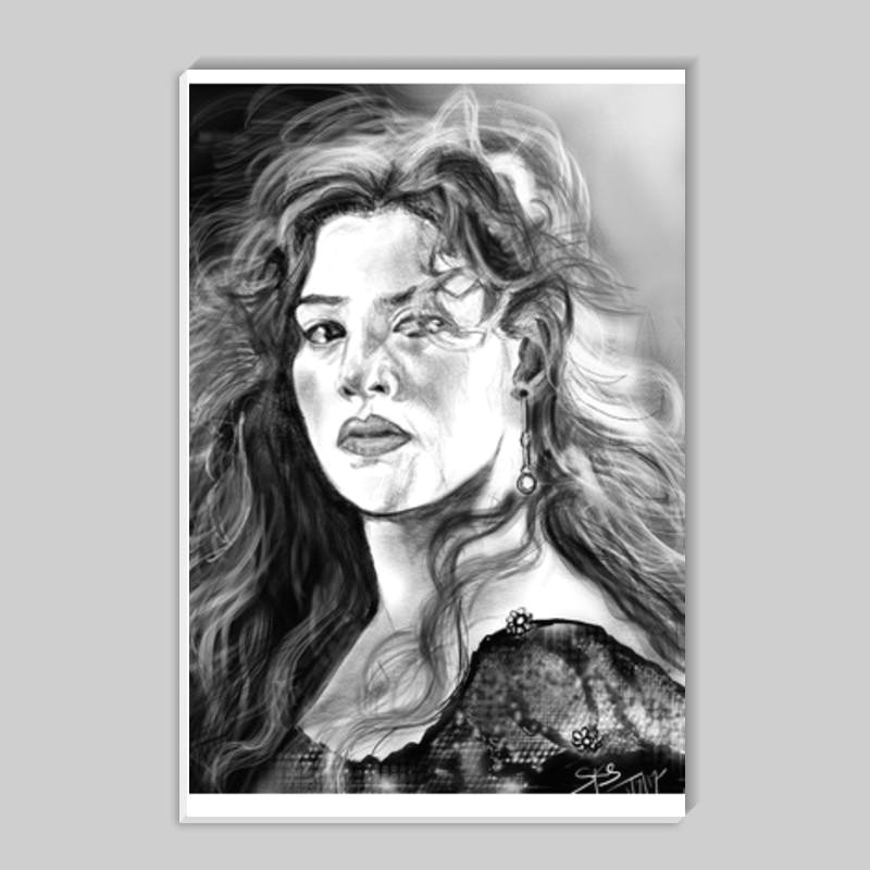 kate winslet rose titanic stick ons artist draw on demand postergully