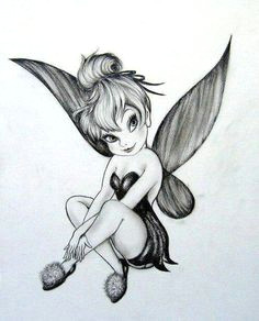 i think i would get a tinkerbell tattoo tattoo style tinkerbell drawing tinkerbell 3