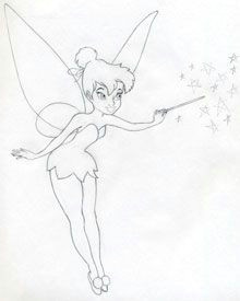 how to draw tinkerbell tinkerbell drawing how to draw tinkerbell drawing s drawing