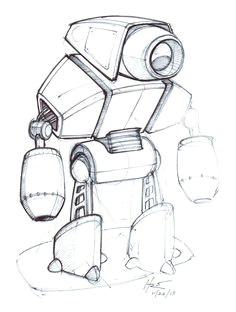robot concept sketch google search