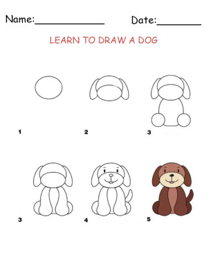 learn how to draw a dog with our free and fun activity sheets your kiddos are sure to love these give a like for learning
