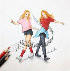 music amazing drawings bff drawings best friend drawings tumblr drawings friends forever