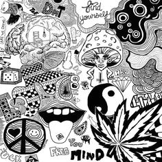 psychedelic drawings trippy drawings cool drawings pencil drawings drugs art doodle