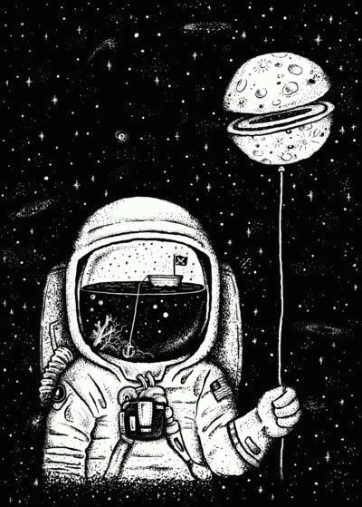 resultado de imagem para astronauta tumblr