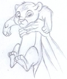 disney sketch baby simba the lion king disney doodles disney sketches drawing