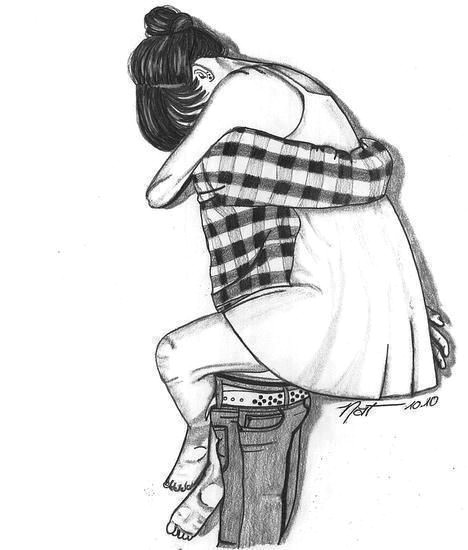 enamorados tumblr dibujos buscar con google couple hugging drawings of couples hugging drawings
