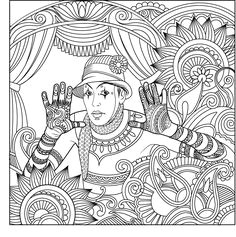 adult coloring page