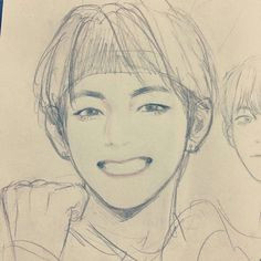 collection of bts v drawing easy high quality free cliparts
