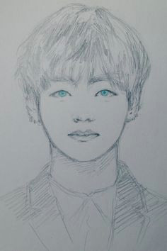 kpop drawings bts chibi taehyung kpop fanart korean art jimin