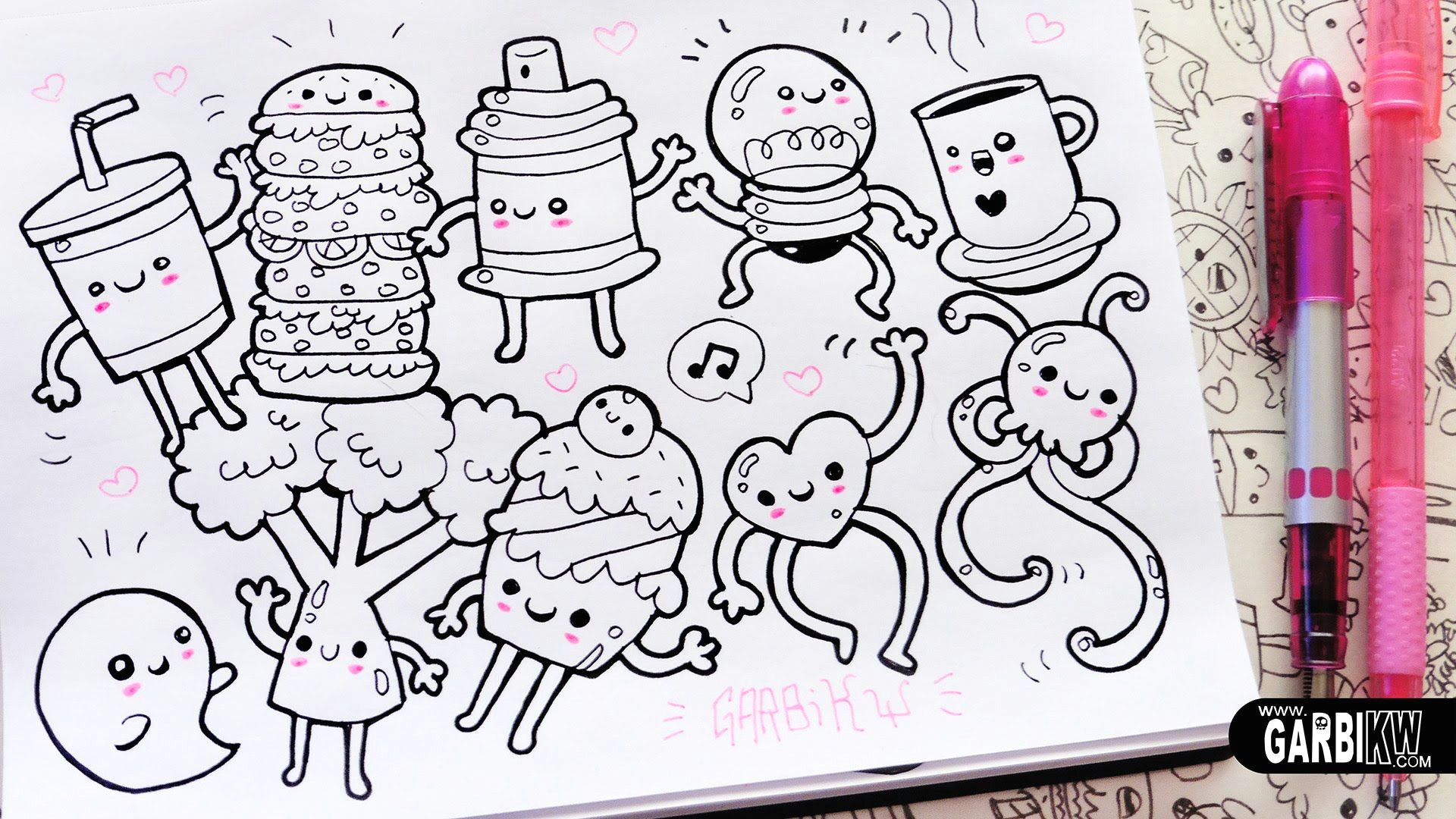10 little drawings for your doodles easy and kawaii drawings by garbi kw
