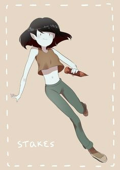 marceline as the vampire killer in adventure time s mini series stakes adventure time anime