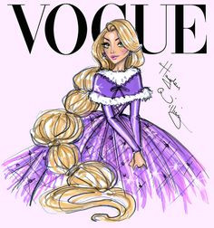 disney divas for vogue by hayden williams rapunzel