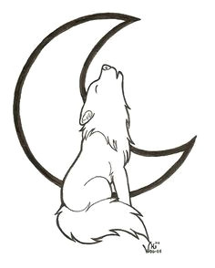 holwing wolf wolf drawing easy wolf howling drawing wolf silhouette line art