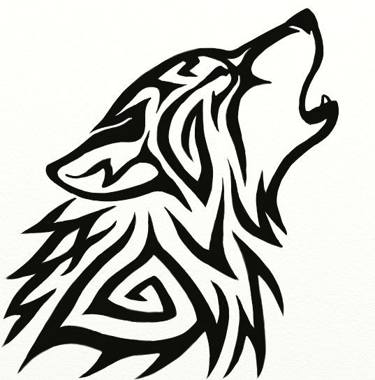 tribal wolf avatar by hareguizer deviantart com