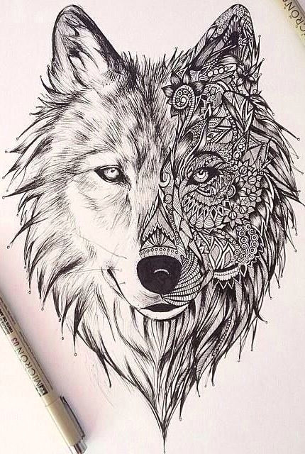 mandala wolf geometric wolf wolf face tattoo lion tattoo wolf tattoo