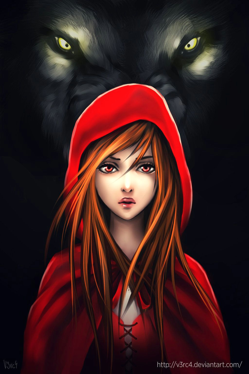she was once red riding hood but really inside she was the wolf all along sounds like ouat tbh
