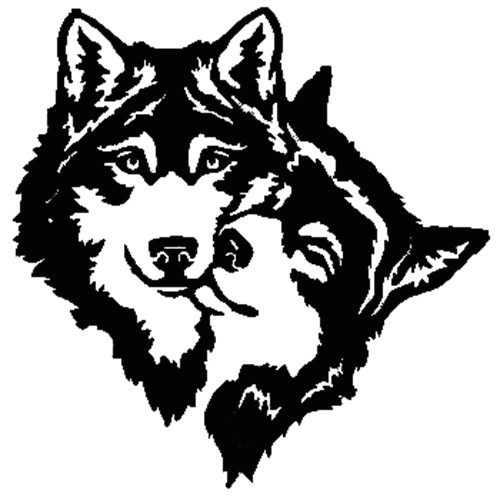 wolves die cut vinyl decal pv2260