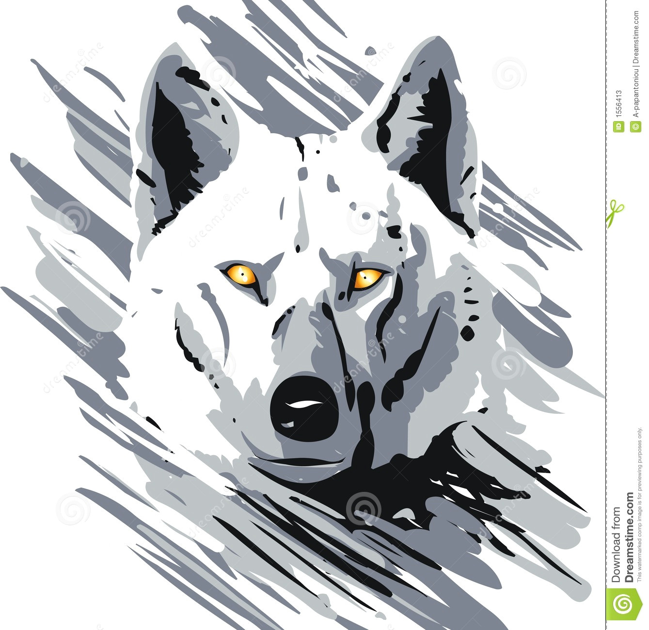 vector wolf