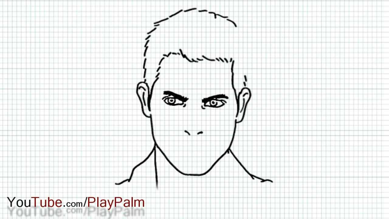 how to draw derek hale from teen wolf video mtv very easy drawing