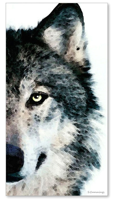 wolf art print painting wolves timber a 10 63 x 20 print is 45 00 at this