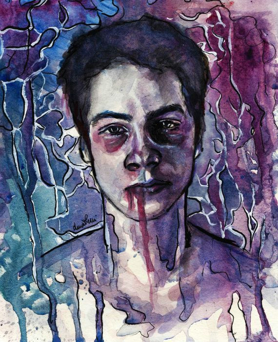 fanart a husband a dylan o brien original illustration teen wolf stiles teen wolf dylan dylan o