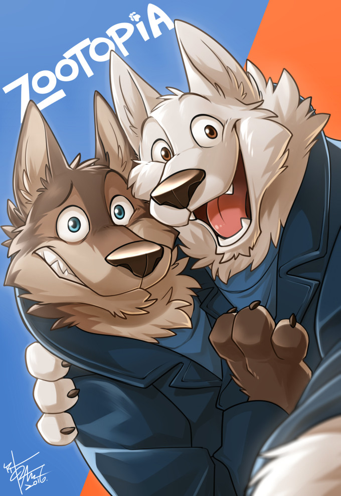 those wolves are soooo cute and they wanna take a selfie too by takemoto arashi