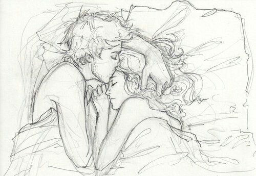 wolf y scarlet sketches of love couples drawings of love couples cute sketches of