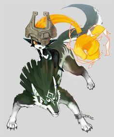 wolf link midna tp zelda twilight princess legend of zelda wolf