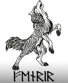 bildergebnis fur viking wolf design