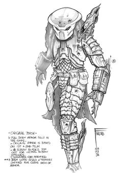 alien vs predator sci fi fantasy spawn character concept concept art