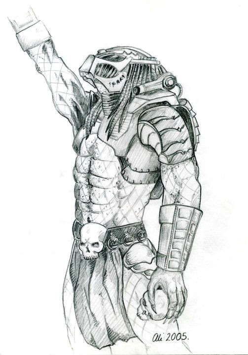 2005 predator tattoo predator art alien