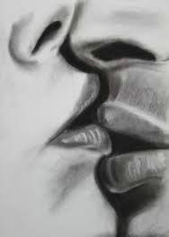 charcoal drawing for beginners google search drawings of lips easy drawings sketches pencil