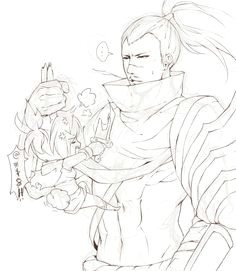 yasuo x bunnyriven doodle