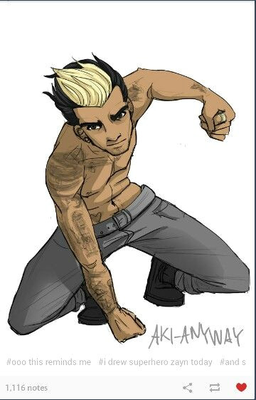 makes an inhumam noise this is zayn s comic book character based off him