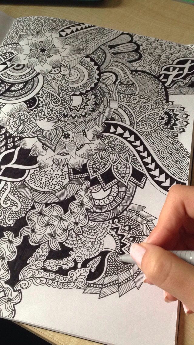 living in a world of dots and squiggles zentangle doodles