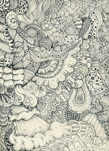 organic by urban myth luis alves via flickr psychedelic art zen doodle