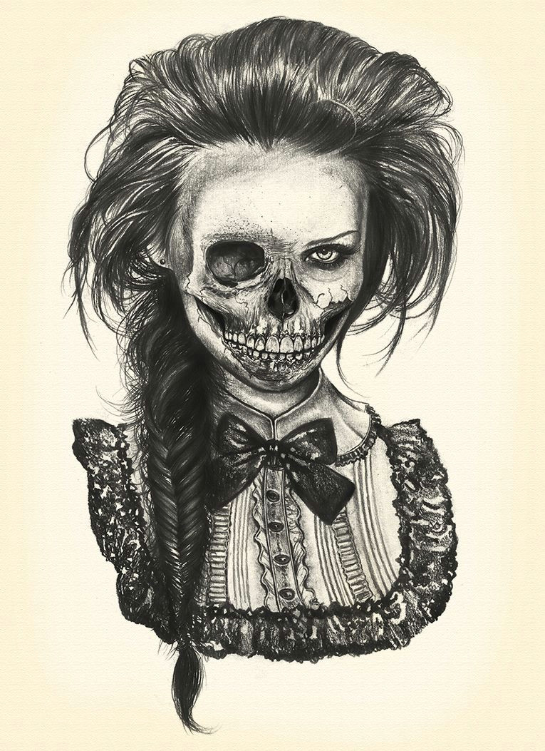 dead lady drawing