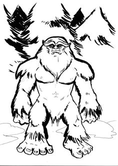 4f724dcc25d3b5ef49b4b7337c6e81c2 bigfoot sasquatch cartoon pics jpg