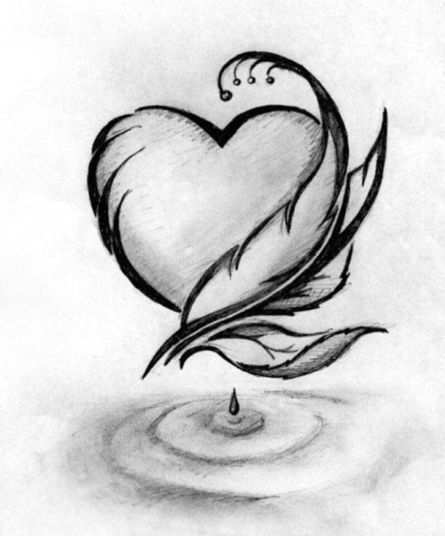 Cool Easy Heart Drawings Muthia Otesi A Oa O Drawings Cool Pencil Drawings Pencil