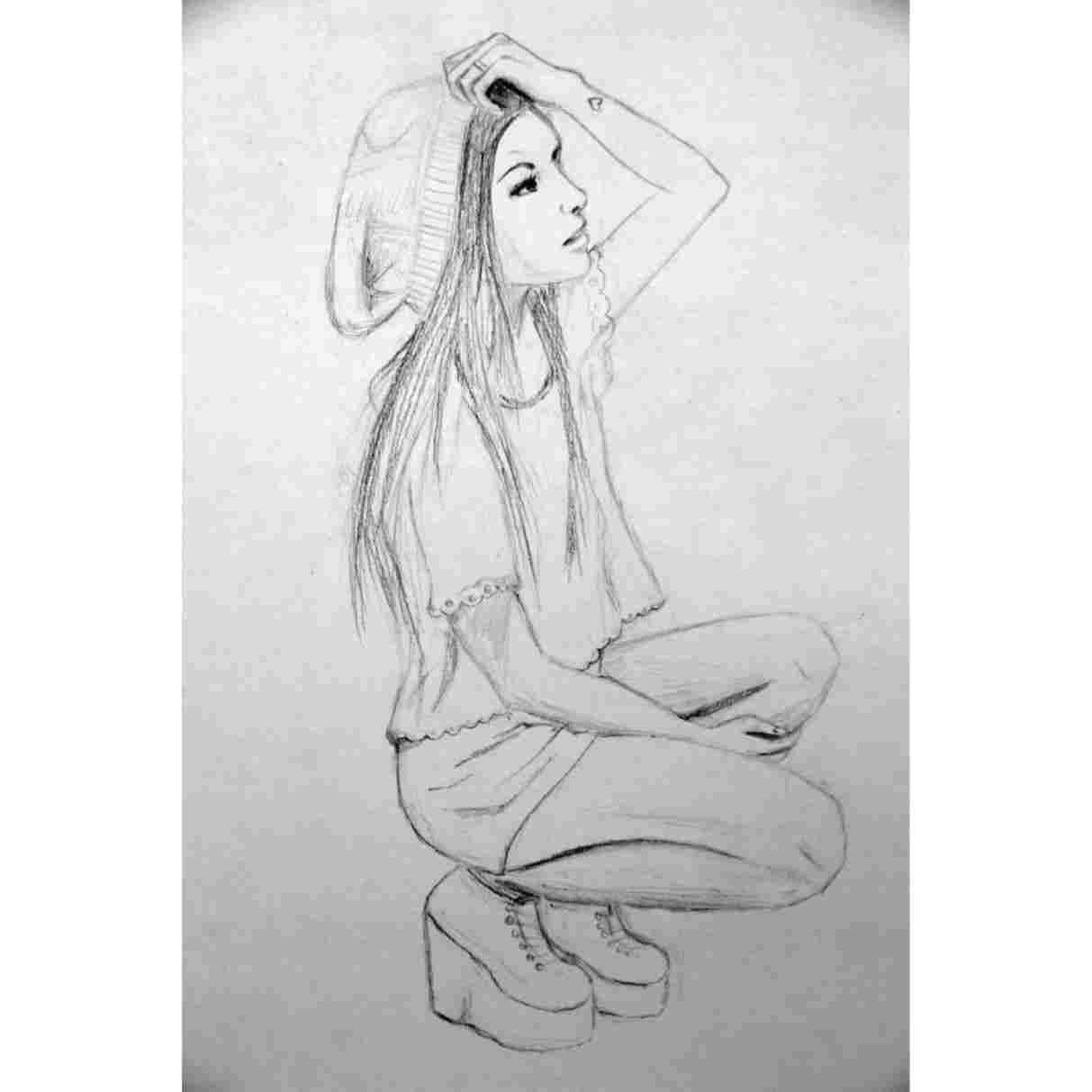 cute drawings for teens od zuzia na w pinterest art i artworkrhpinterestcom how to draw cartoon people chibi girl fundraw youtuberhyoutubecom how cute drawings for teens jpg