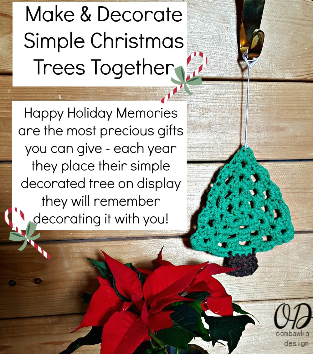 make and decorate simple christmas trees together happy memories are the most precious gifts you can give jpg