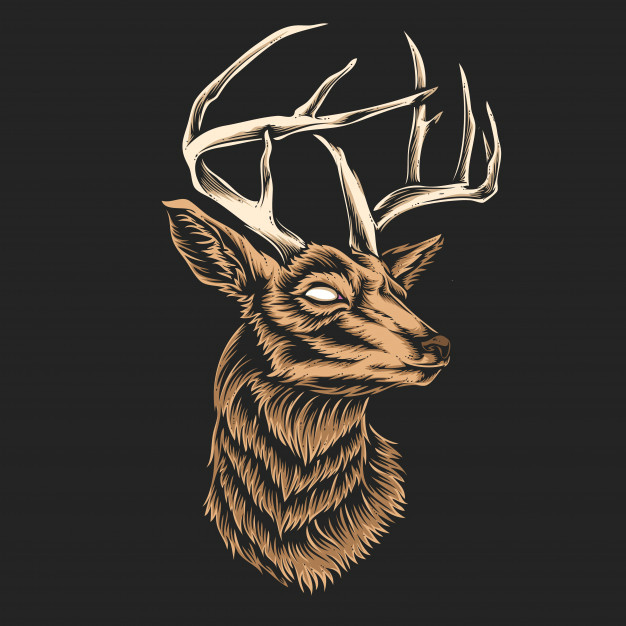 deer head vector 43623 382 jpg