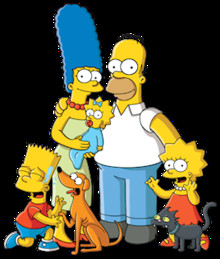 220px simpsons familypicture png