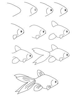 def74d667f41c63c299893570140b191 simple doodles drawings fish drawings jpg